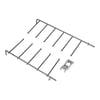 Siemens Dishwasher Top Upper Grey Basket Front Flip Tine Plate Rack Holder - Image 1
