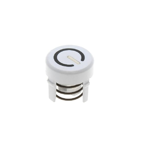 White Button On Off Power Switch 