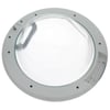 Hotpoint Washing Machine White Door Frame Handle & Glass - Image 1