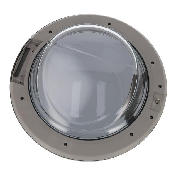 Door Frame Glass & Handle Grey