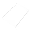 Candy Fridge & Freezer Clear Glass Shelf With White Edge Trims - Image 1