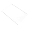 Candy Fridge & Freezer Clear Glass Shelf With White Edge Trims - Image 3