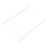 Candy Fridge & Freezer Clear Glass Shelf With White Edge Trims - Image 5