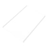 Candy Fridge & Freezer Clear Glass Shelf With White Edge Trims - Image 9