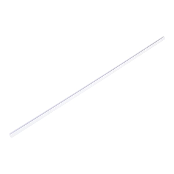 Glass Shelf Edge Trim White 442mm
