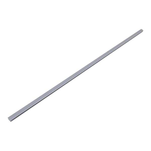 Glass shelf front trim