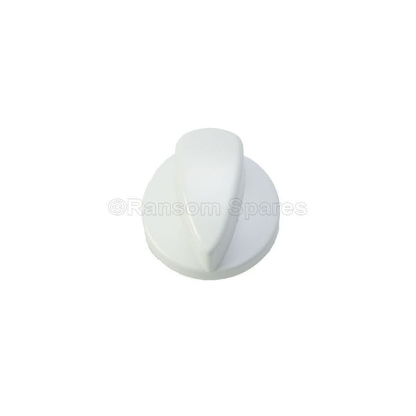 White Control Knob Dial