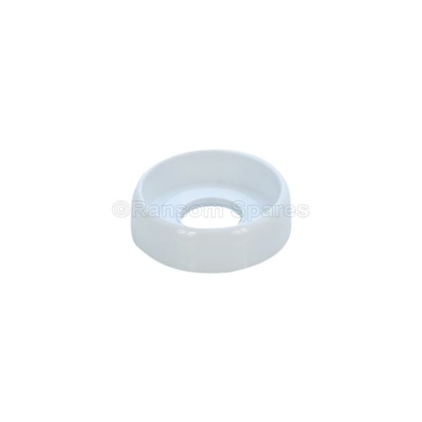 Control Knob Outer Ring Disc White