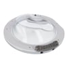 Hoover Washing Machine Door Glass & Handle, Silver Chrome - Image 1