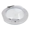 Hoover Washing Machine Door Glass & Handle, Silver Chrome - Image 9