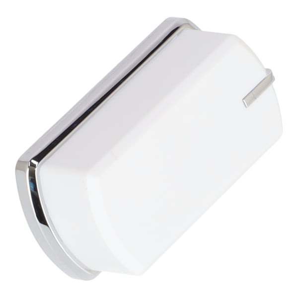 Knob White Silver 