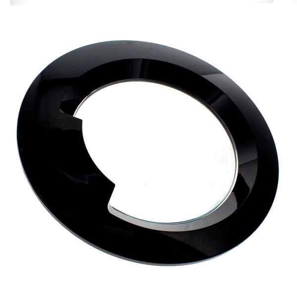 Black Door Frame & Glass 
