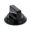 Zanussi Cooker & Hob Knob, Black - Image 1