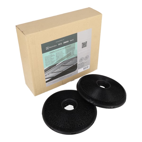 Fan Charcoal Filter Round Shape x  2 Filters  