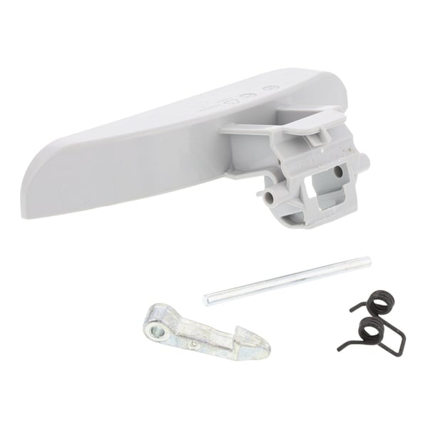 Silver Door Handle Kit  Hook & Spring