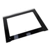 John Lewis Cooker & Hob Front Glass Black 592 X 470mm - Image 1