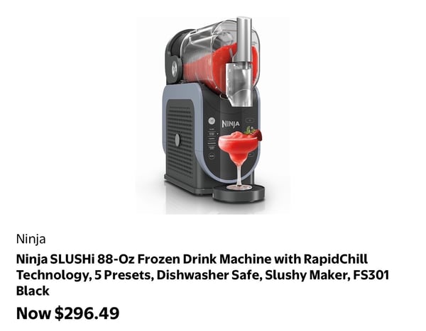 Ninja SLUSHi 88-Oz Frozen Drink Machine with RapidChill Technology