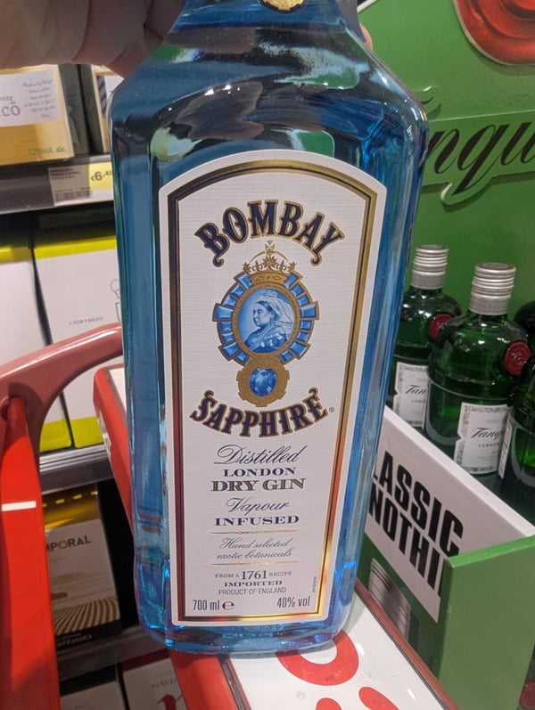 Dry Gin Bombay Sapphire