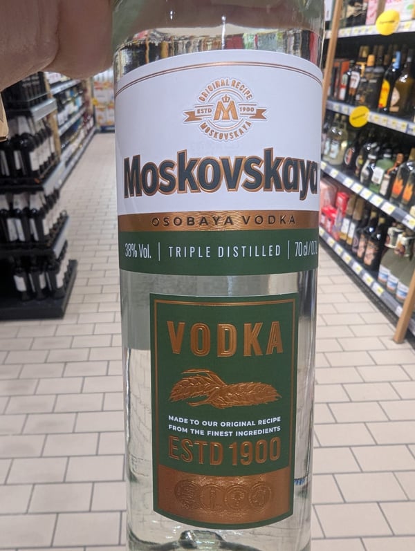 Vodka Moskovskaya