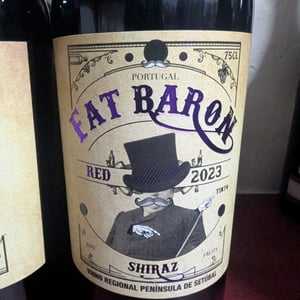 Fat Baron Syrah Bottle Red Wine