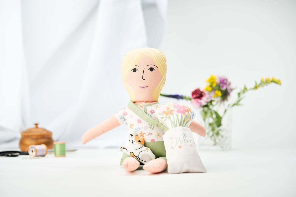 Wren cut and sew doll kit organic cotton willful wildflowers 1