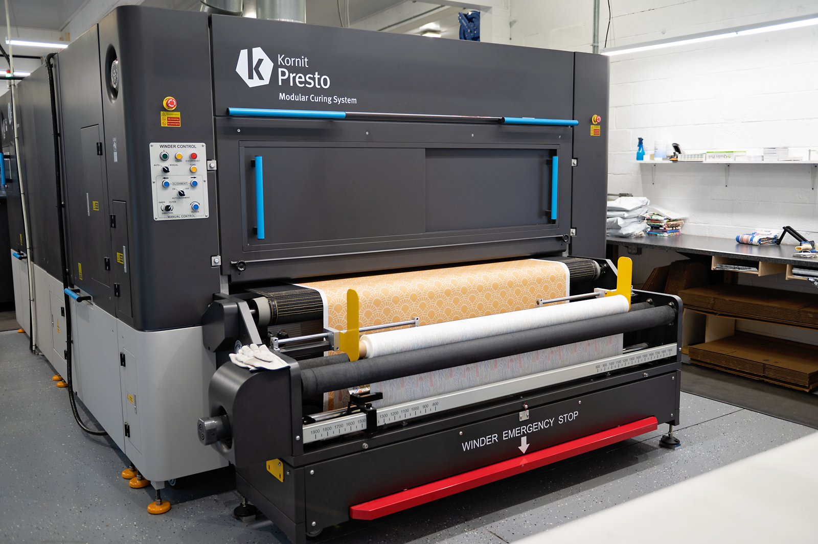 Our Kornit Presto Digital Printer Setup