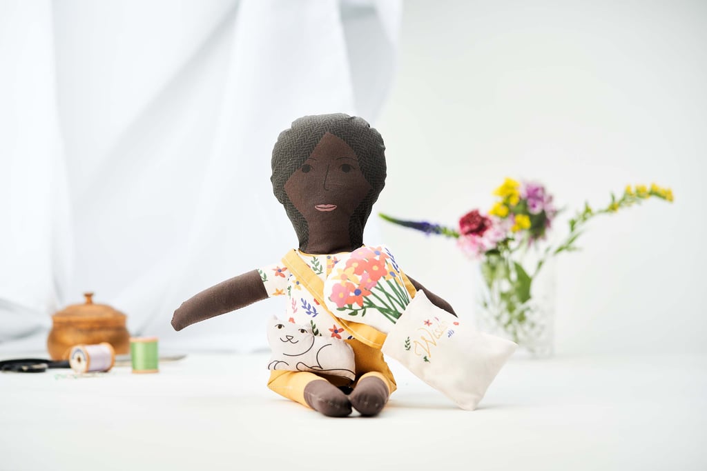 Wisdom cut and sew doll kit organic cotton willful wildflowers 1