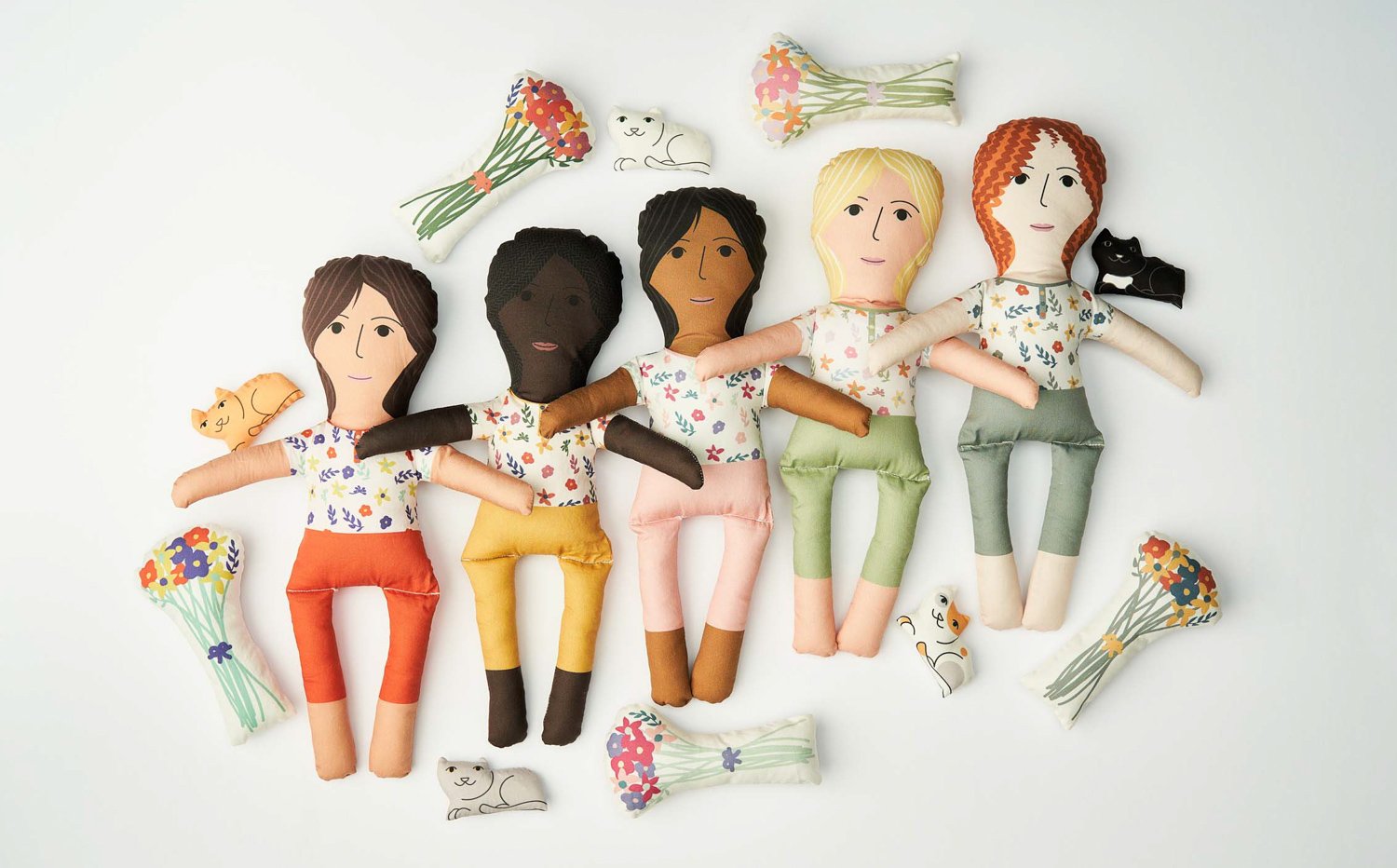 cut and sew doll kits from 100 percent organic cotton willful wildflowers 1