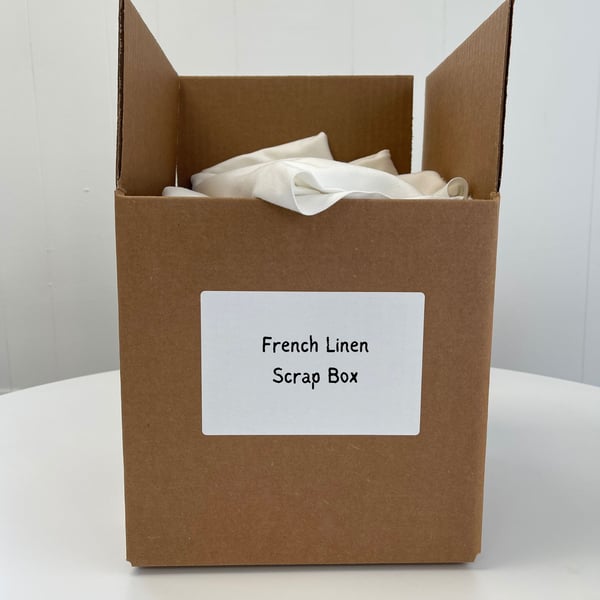 French Linen Scrap Box