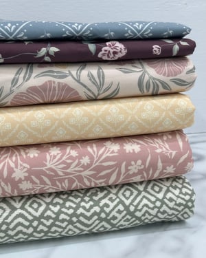 Printed Woven Fabric Scrap Box