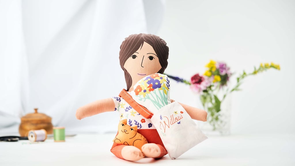 Willow cut and sew doll kit organic cotton willful wildflowers 1 edited 2