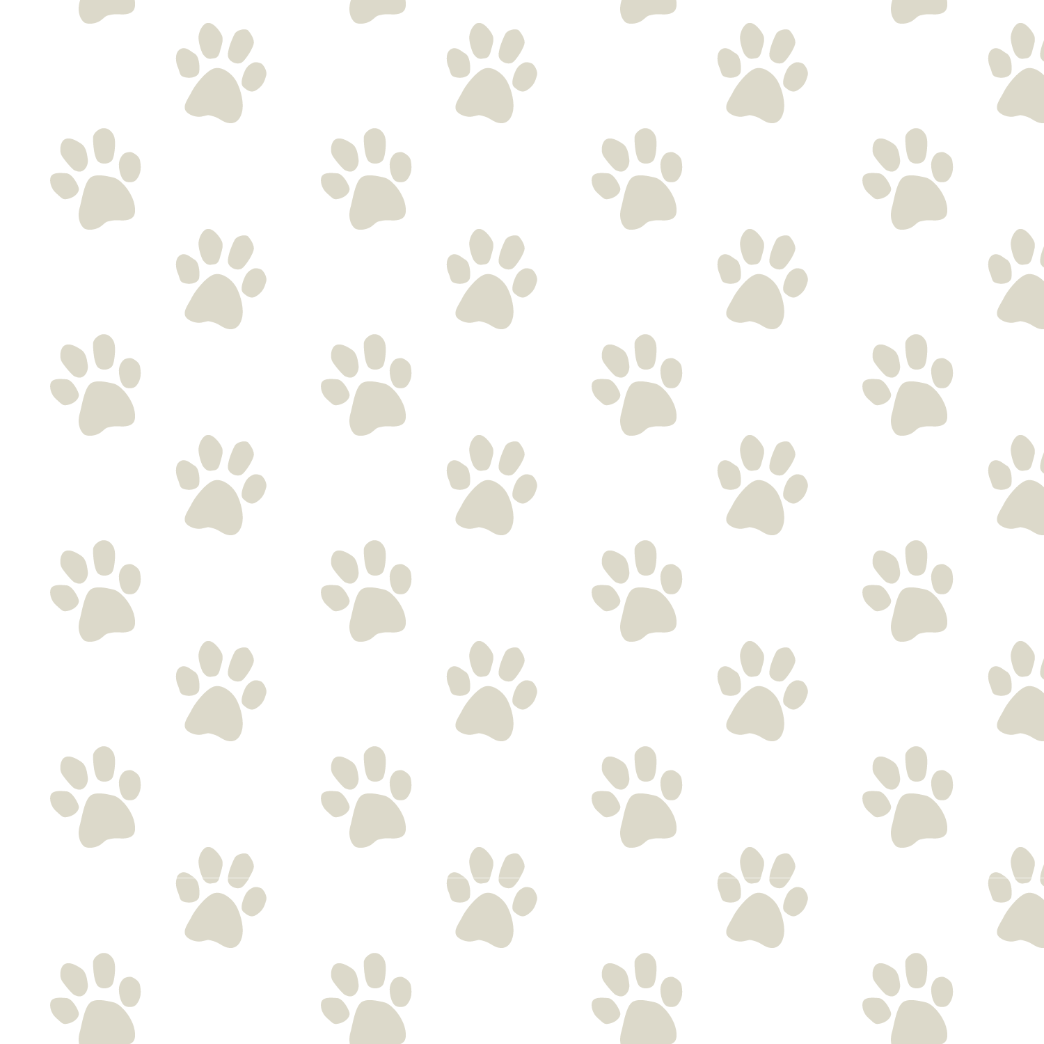 paw prints gray