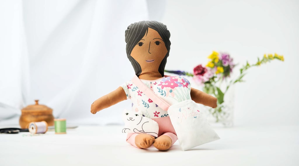 cut and sew doll kits using 100 organic cotton fabric willful wildflowers 1