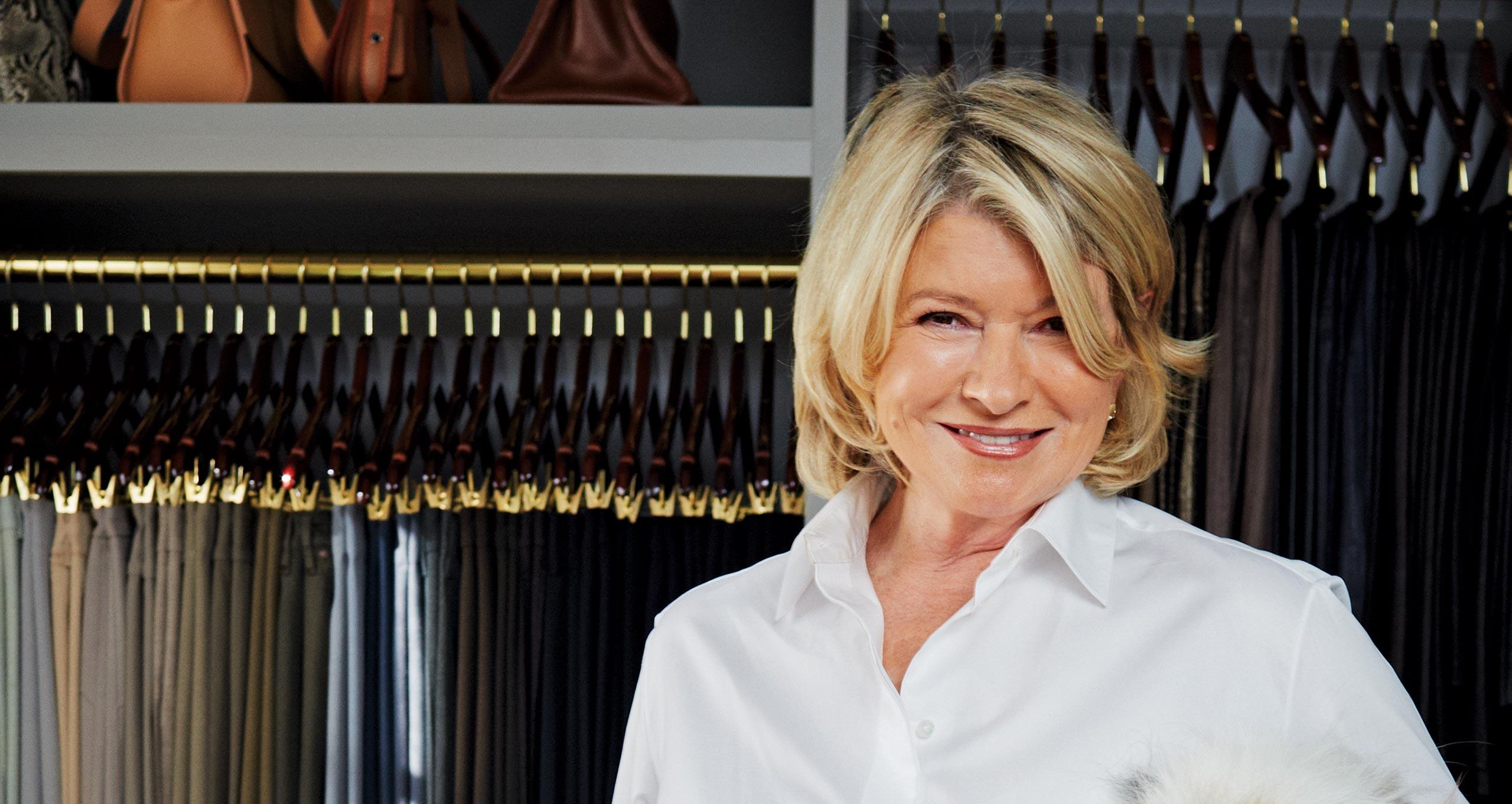 Martha Stewart being interviewed for Ideas of Order Magazine from California Closets