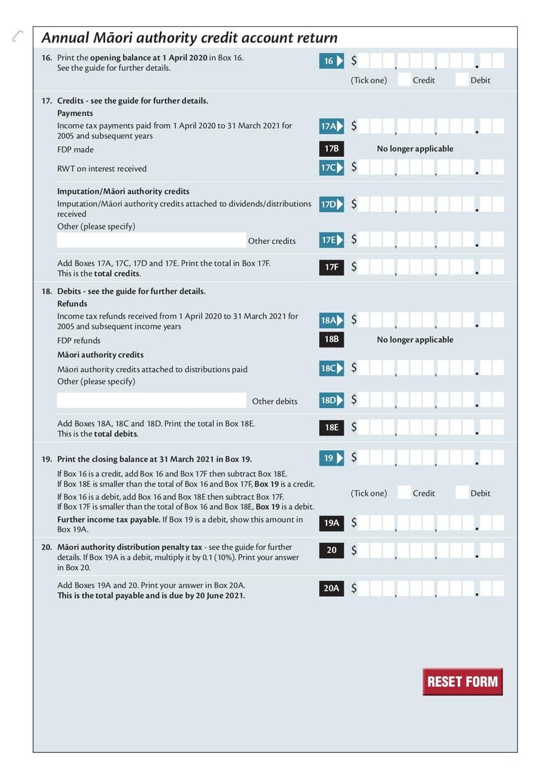 Large thumbnail of Form IR8 - Mar 2021
