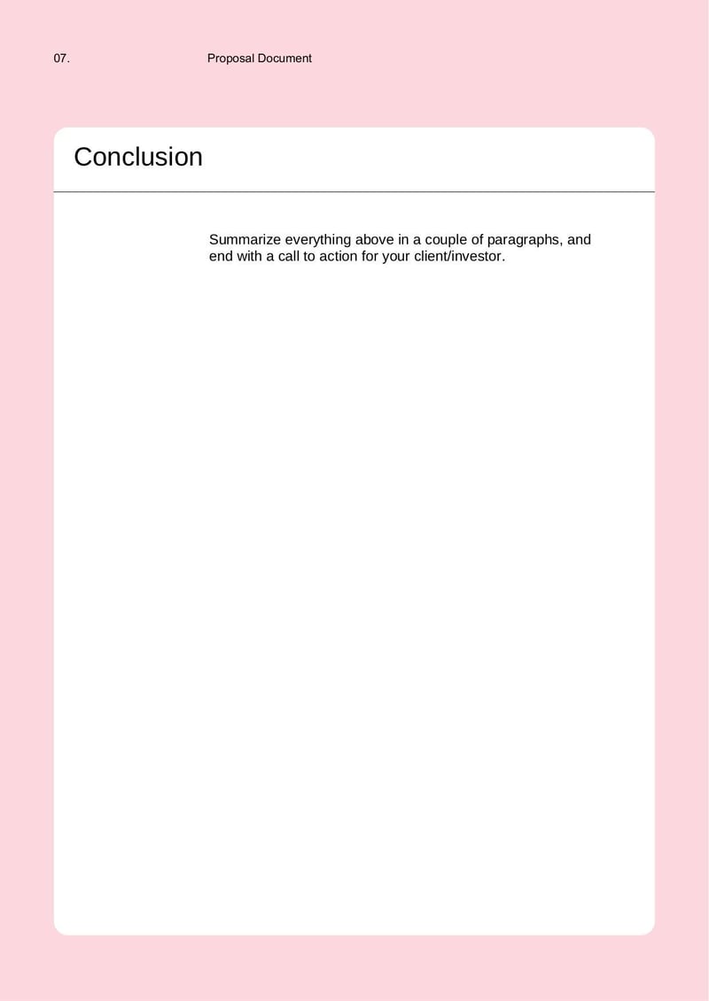 Large thumbnail of Informally Solicited Business Proposal Template
