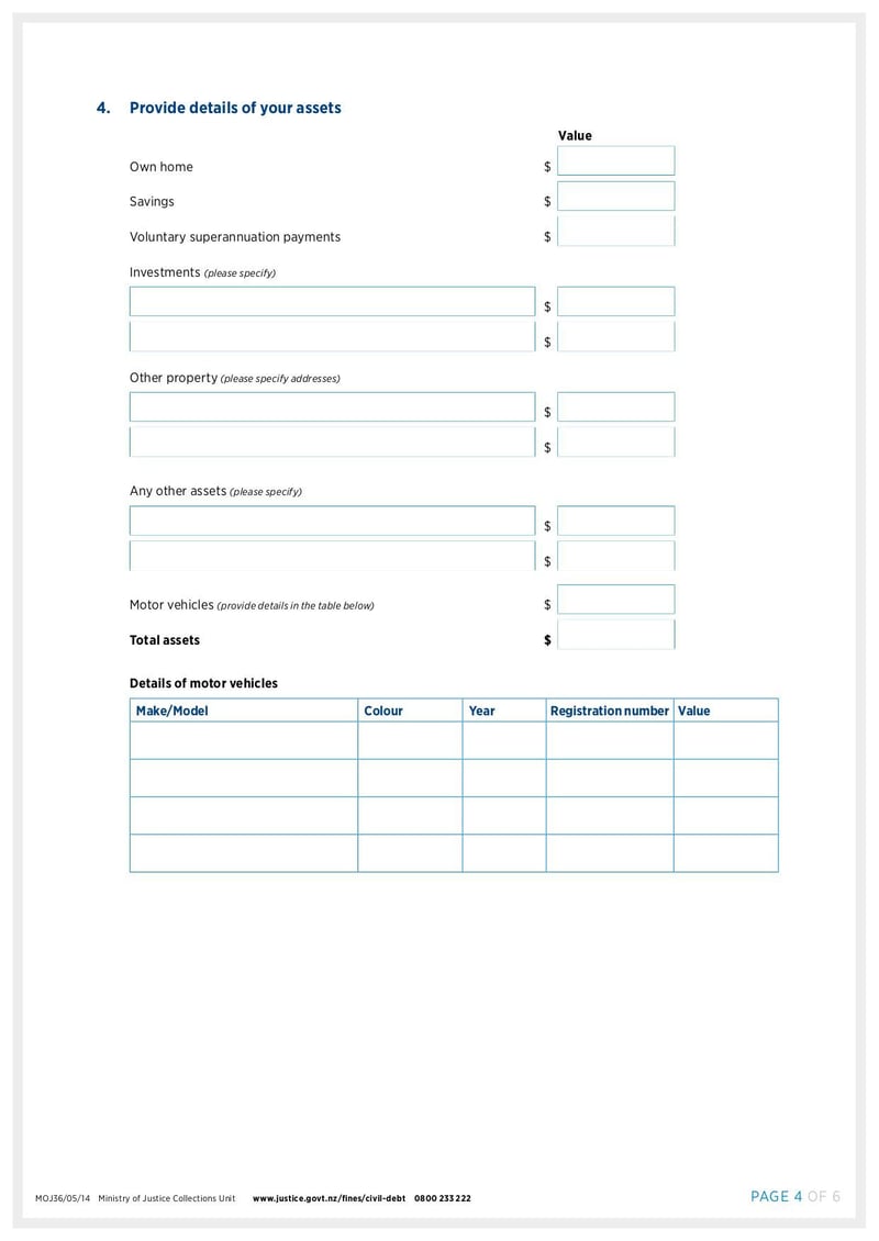 Large thumbnail of Financial Statement Individual Form 36 - May 2014