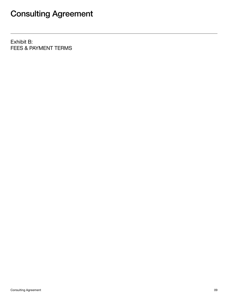 Consulting Contract Template for documenting scope, payments and legal terms between client and consultant