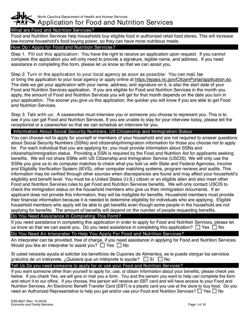 Large thumbnail of Form DSS-8207 - Jan 2019
