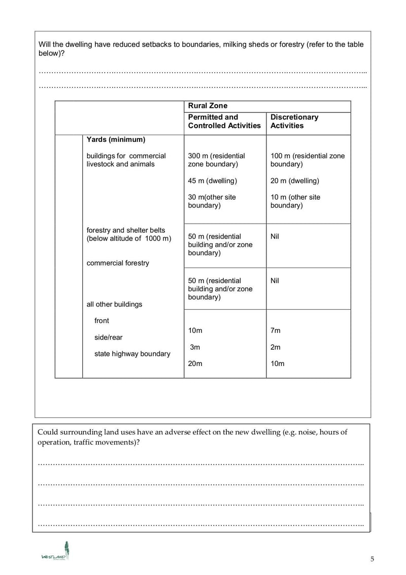 Large thumbnail of Application Form and Assessment of Environmental Effects Single Dwelling in a Rural Zone - Nov 2017