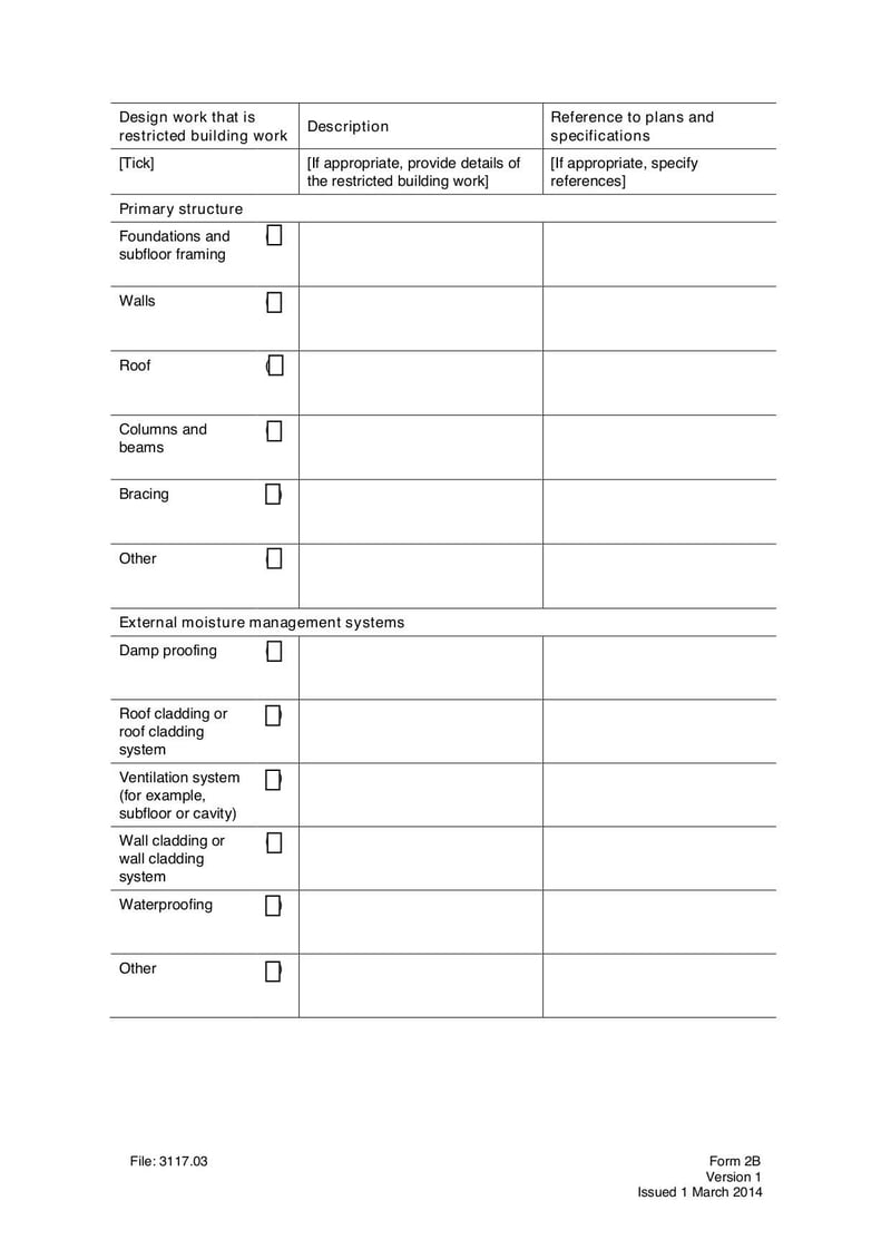Large thumbnail of Form 2B - Statutory Declaration as to Owner-Builder Status - Mar 2014