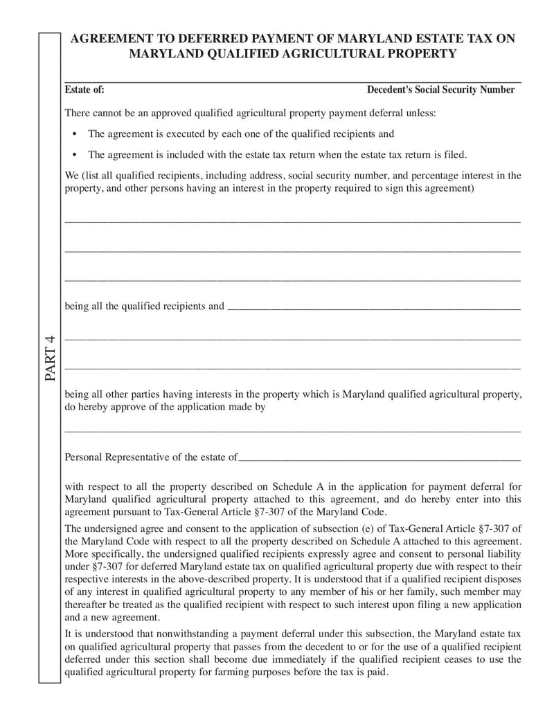 Large thumbnail of Maryland Estate Tax Return | MET-1DAG - Sep 2012