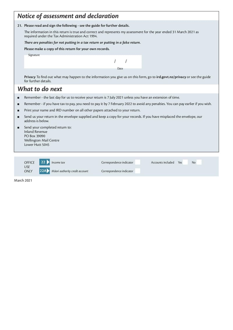 Large thumbnail of Form IR8 - Mar 2021