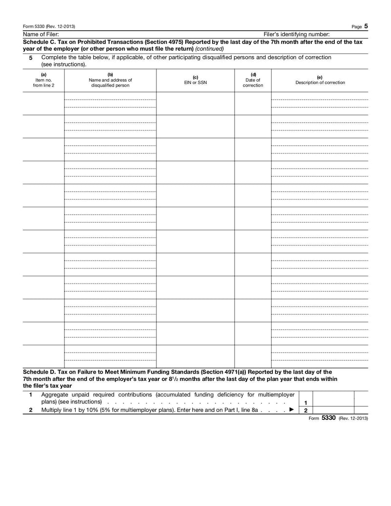Large thumbnail of Form 5330 - Dec 2013