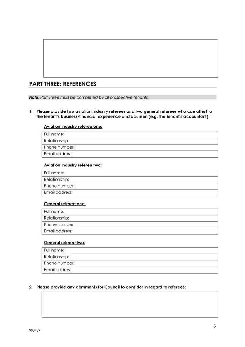 Large thumbnail of Tenant Application Form - Apr 2022