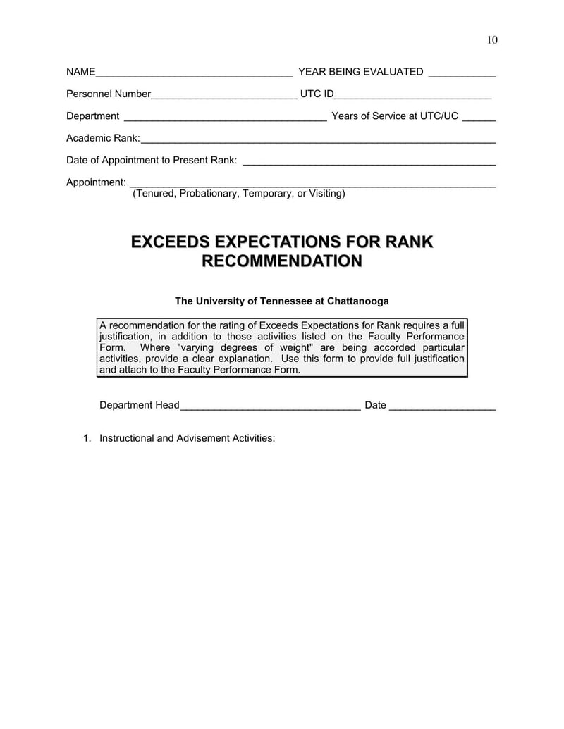 Large thumbnail of The University of Tennessee at Chattanooga Exceeds Expectations for Rank Recommendation