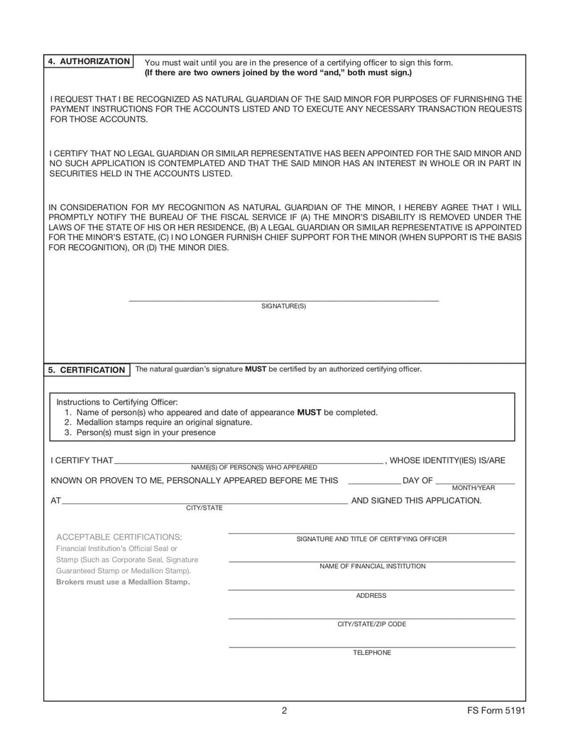 Large thumbnail of FS Form 5191 - Jun 2019