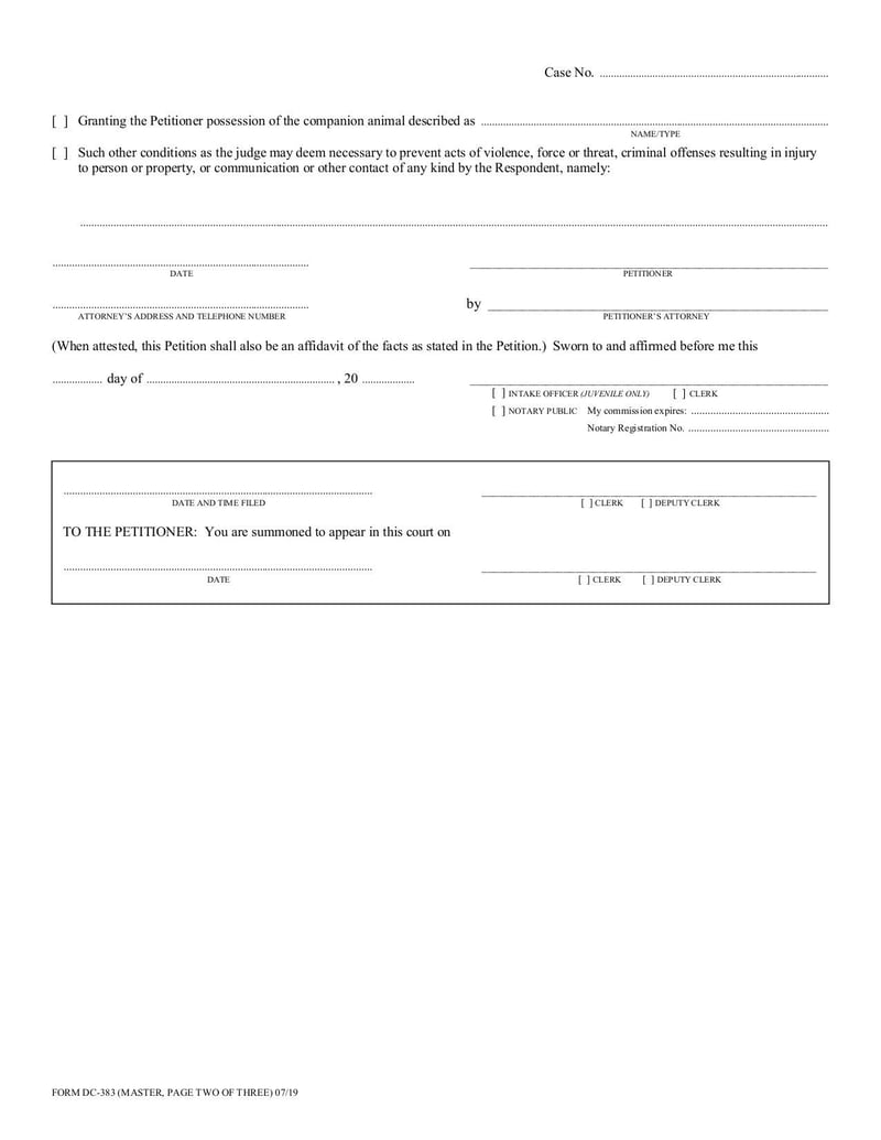 Large thumbnail of DC-383 Affidavit for Search Warrant - May 2020