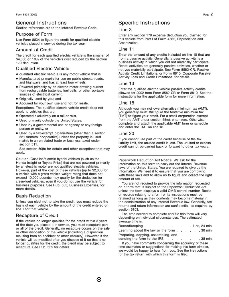 Large thumbnail of Form 8834 - Jun 2006