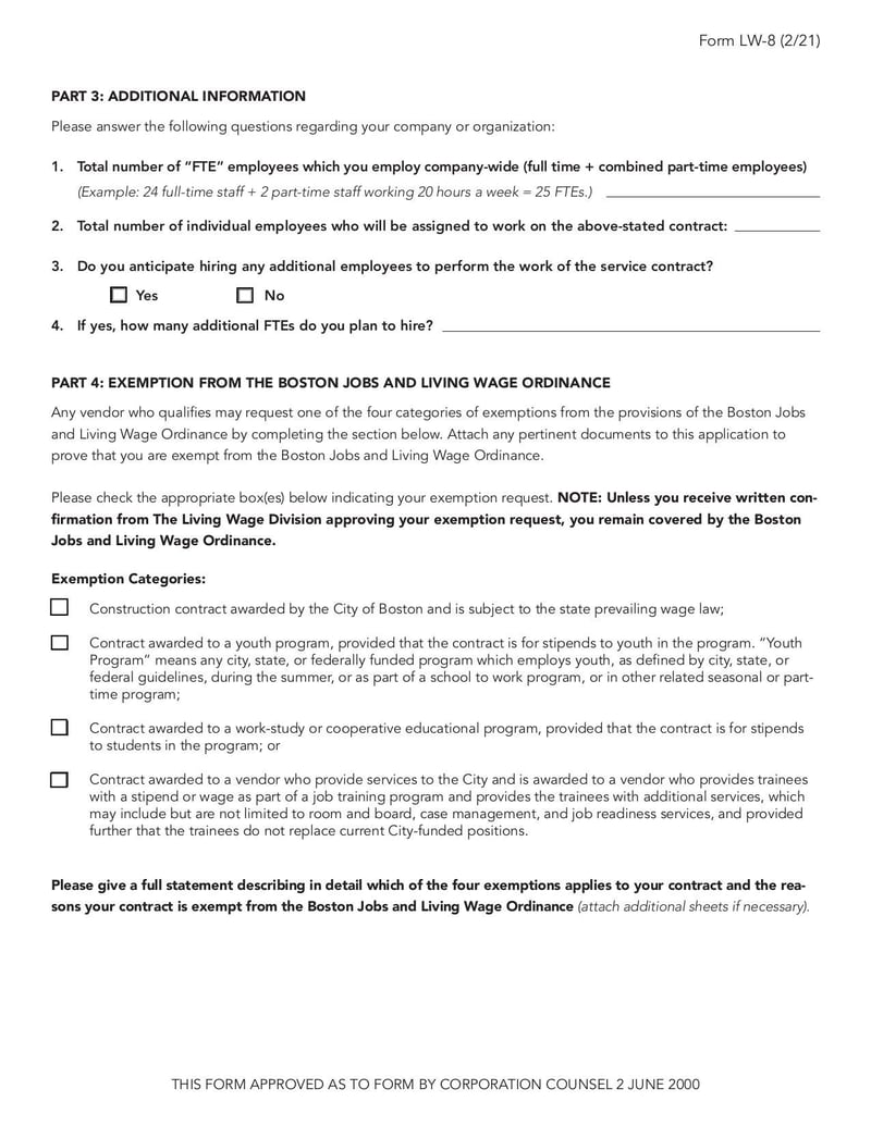 Large thumbnail of Form LW-8 - Feb 2021